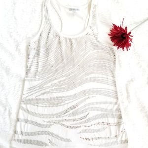 Sequin Racerback Tank